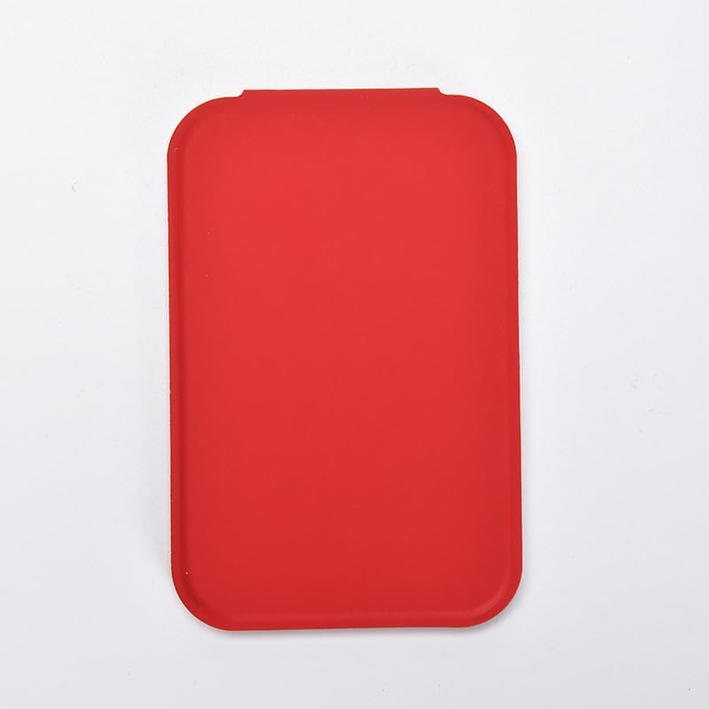 Hand Mirror,Ultrathin Ultralight, Portable, Folding, Handheld, Compact Travel Mirror for Camping,Home,Office,Small Mirror for Pocket and Purse,Good for Gift (Red)