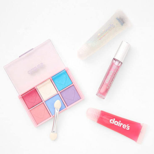 Claire's Unicorn Bling Makeup Tin - Pale Pink