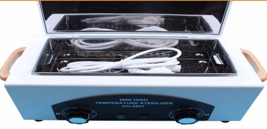 Nail Tool Sterilizers,Mini High Temperature Autoclave Machine with Timer