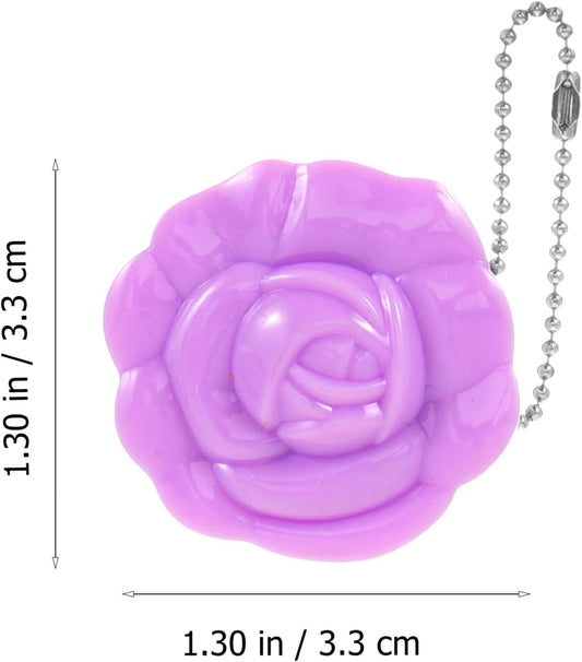 FRCOLOR Empty Makeup Compact 4Pcs Rose Shaped Lipstick Palettes with Mirror Refillable Mini Makeup Case Travel Cosmetics Container Sample Beauty Jars for Powder, Blush, Eye Shadow, Loose Powder