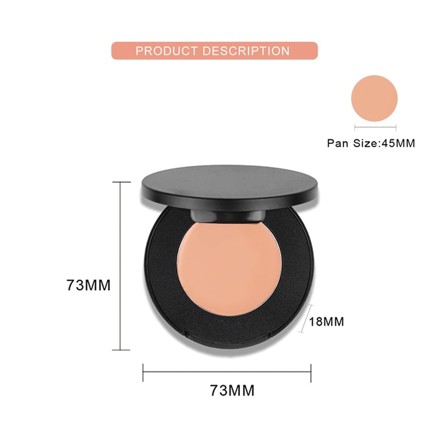 Cream Concealer Corrector Correcting Contour Makeup Set under Eye Concealer Cream Kit for Dark Circles and Blemish 1