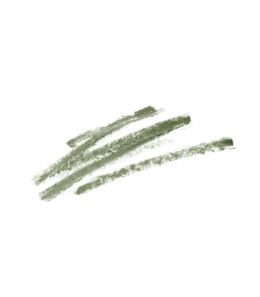 MAKE Beauty Continuum Waterproof Gel Eyeliner Pencil. Creamy, Pigmented Multi-Use, including Waterline with Built-in Sharpener and Blending Brush. Smudge-Proof Makeup. Shade - Gamma Ray, Olive