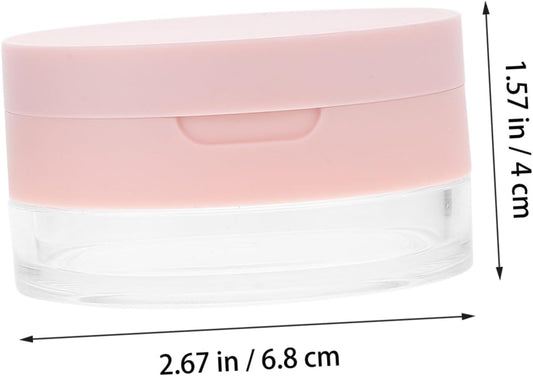 Compact Case Makeup 2pcs Empty Cushion Compact Body Container with Elastic Mesh