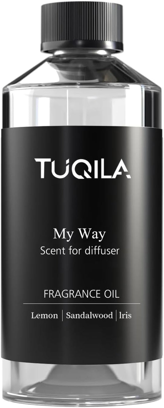 My Way 500ML Hotel Luxury Essential Oil for Diffuser, 5 Star Hotel Scent Oil (Sandalwood, Lemon, Lirs) Long-Lasting Premium Fragrance Oils, Idea Spa & Waterless for Home, Office, Car