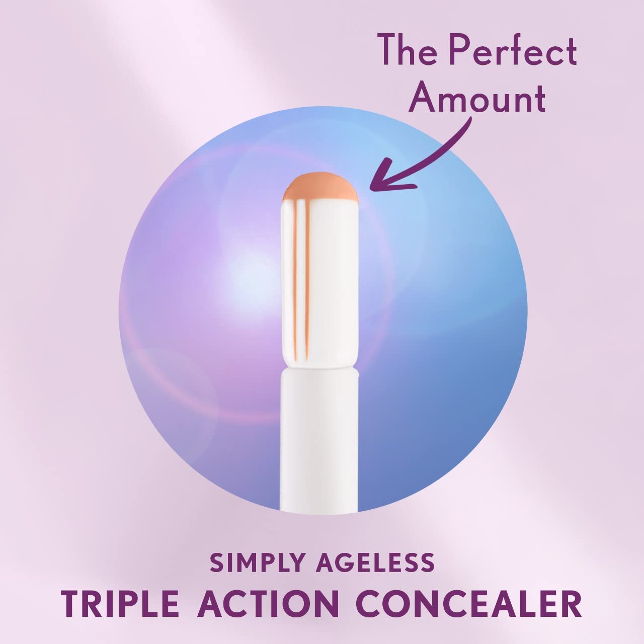 COVERGIRL Simply Ageless Triple Action Concealer, Warm Beige, Pack of 1