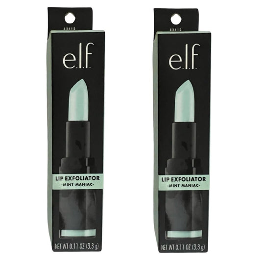 ELF Pack of 2 E.l.f. Lip Exfoliator, Mint Maniac 82512