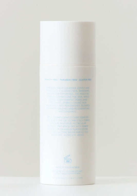 NOTHING FITS BUT Oxygen Bomb, Dual Texture Pore Purifying Foaming Gel Facial Mask & Cleanser, 3.4 Fl Oz (100 ml)