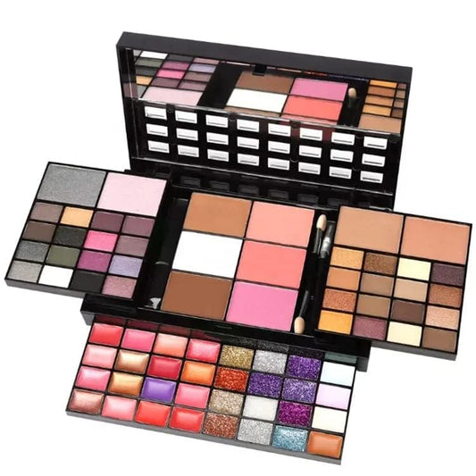 All in One Makeup Full Kit, 74 Colors Professional Makeup Gift Set, Include 36 Eyeshadow, 16 Lip Gloss, 12 Glitter Cream, 4 Concealer, 3 Blusher, 2 Highlight and Contour, 1 Bronzer