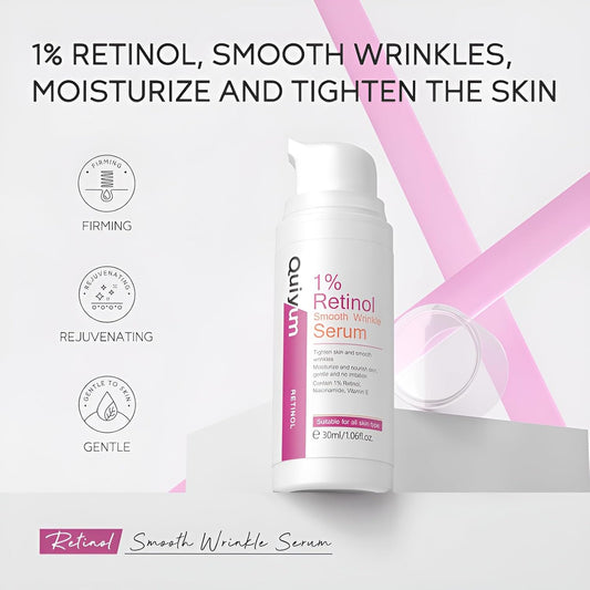 1% Retinol Serum for Face, Facial Serums for Anti Aging with Retinol, Niacinamide & Vitamin E for Fine Lines, Wrinkles & Dark Spots, Daily Skincare to Smooth & Firm Skin, 1.06 fl. oz, Pack of 2