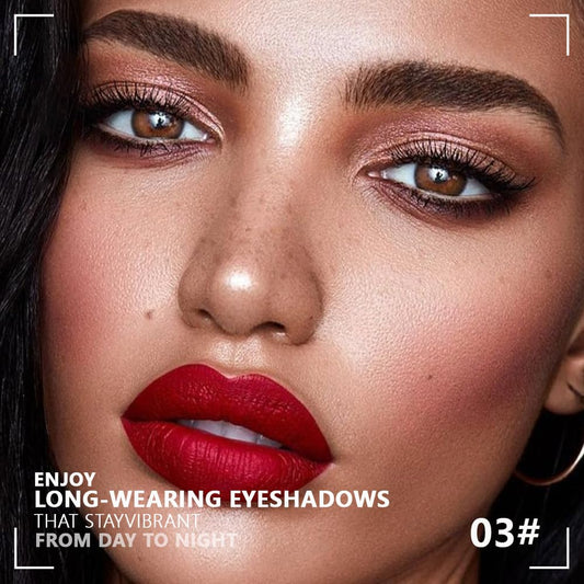 Kaely Cream Eyeshadow Quad, Nude Brown Matte Shimmer Eyeshadow Palette Makeup, Neutral Eye Shadow Palette for Older Women Pigmented Waterproof, sombras para ojos, Blendable, Cruelty-free, 03