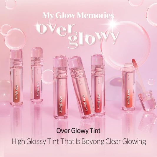 ETUDE Over Growy Lip Stain Tint, Better Pink, 0.1 oz (3 g), Lipstick, Glossy Finish, Highly Moisturizing, Melotint, Plush, Glossy, Volume, Vegan Certified