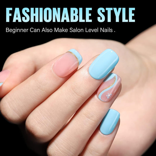 TOMICCA Short Oval Nail Tips, 240Pcs 15Sizes Double Sided Matte Nail Tips for Manicure, Acrylic Full Cover Fake False Press on Nails for Home DIY Art