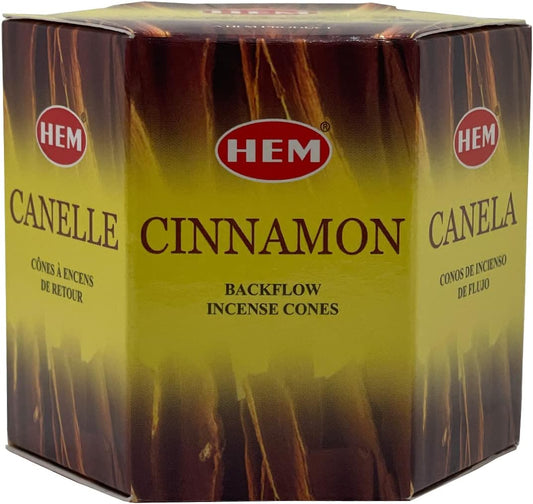 Cinnamon Backflow Incense Cones for Waterfall Aromatic Smoke Fountain Haze Falls