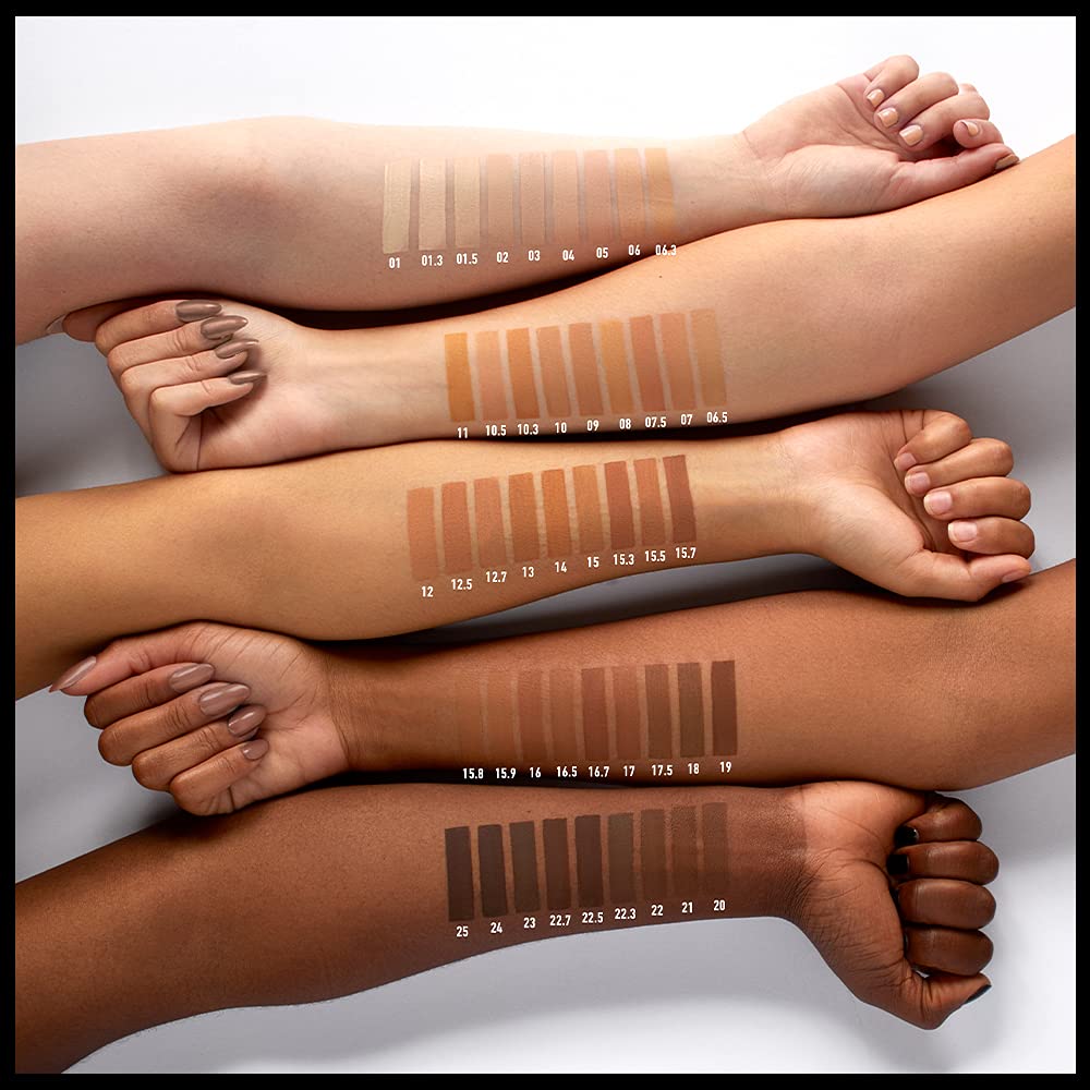 NYX PROFESSIONAL MAKEUP Can't Stop Won't Stop Foundation, 24h Full Coverage Matte Finish - Deep Ebony