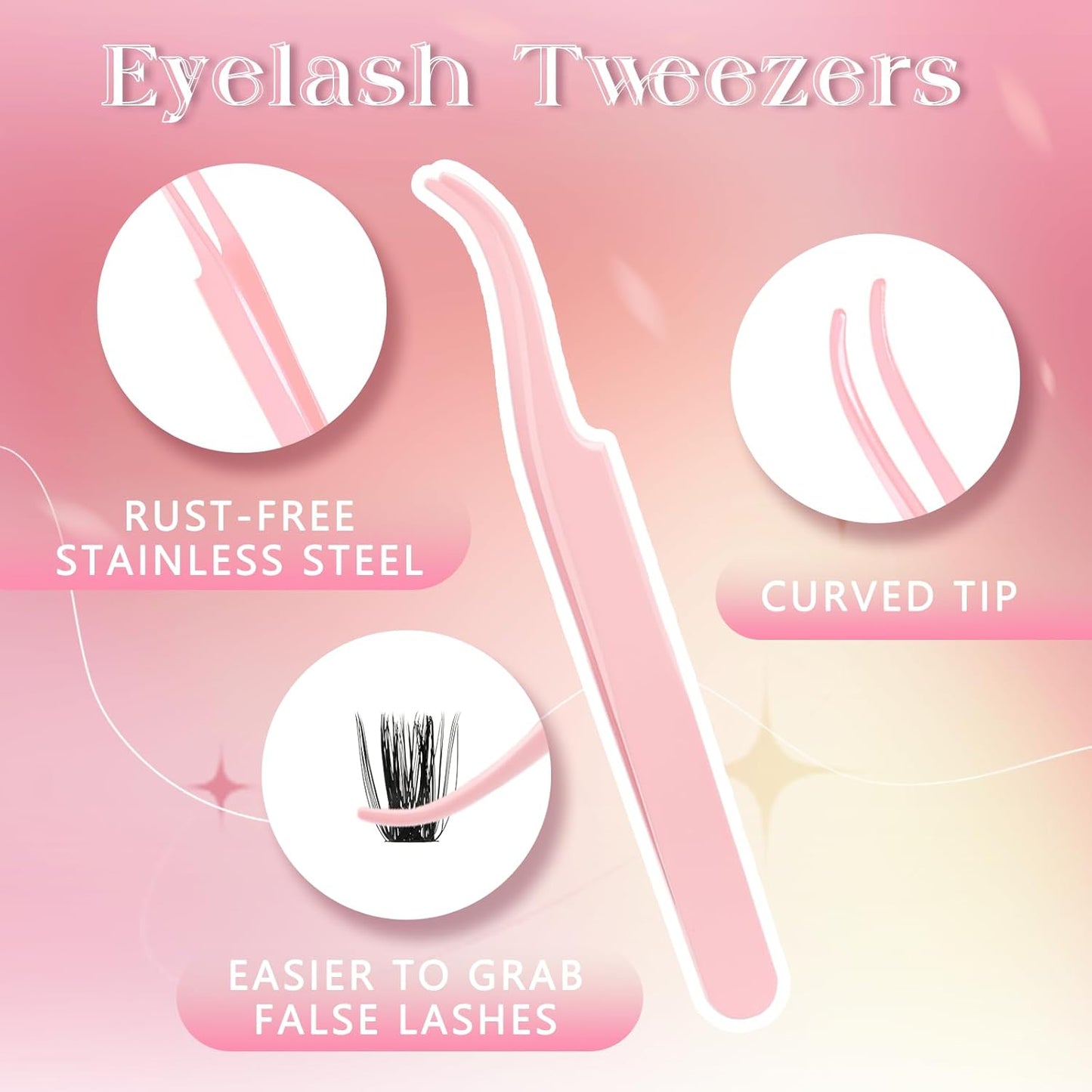 FADLASH Lash Extension DIY Kit Lash Clusters D Curl Cluster Lashes with Lash Bond and Seal Cluster Lashes Glue Remover Lash Tweezers for DIY Eyelash Extension at Home(Kit 60D+80D-0.07D-12-18MIX)