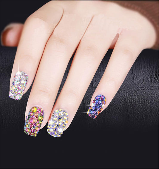 1500 Pieces SS16 4mm Flatback Rhinestones Clear Glass Round Gems Crystals for Nail Art DIY Crafts Clothes Shoes Bags (Champagne)