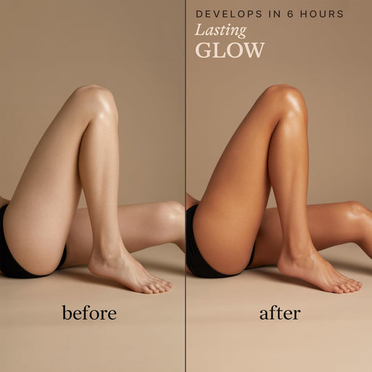 Self Tanner Mousse - USA Made with Natural & Organic Ingredients, Self Tanning Mousse Foam for Ultra Dark Fake Tan, Non Toxic Sunless Tanner for Darkest Streak Free Finish & Natural Looking Tan