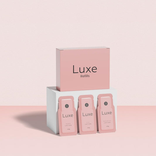 Sachets Refills for Lash Lifting - Long Lasting Finish - Professional Results up to 8 Weeks - Eyelash Curling Set at Home - Set for 3 Applications - Luxe Cosmetics