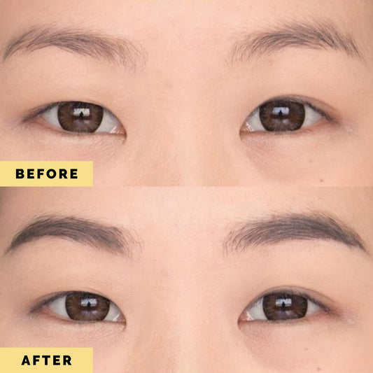 Elizabeth Mott Eyebrow Gel - Queen of the Fill Tinted Brow Filler, Volumizer & Setter - Defines, Shapes & Covers Grays - Water-Resistant, Long-Lasting, Smudge-Proof - Cruelty-Free, Black Shade, 4g