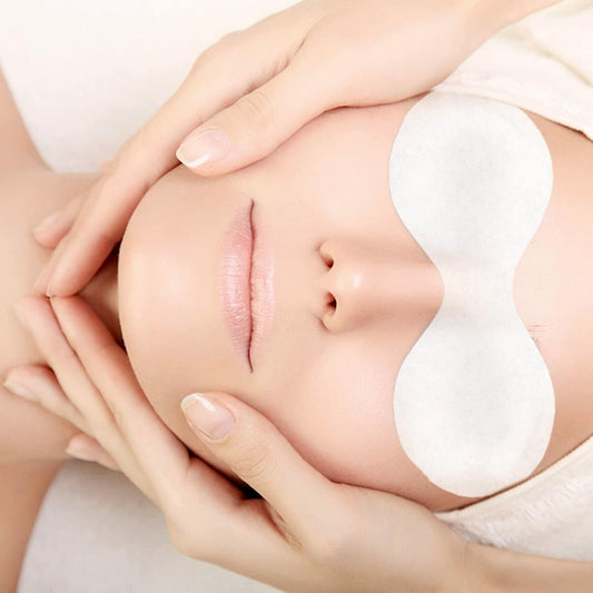 100 Sheets Disposable Non Woven Eye Care Cotton, Facial Eye Covers Spa Cotton Paper, Cosmetic Facial Paper Sheet Eye Nose Face Pads-MoyRetty