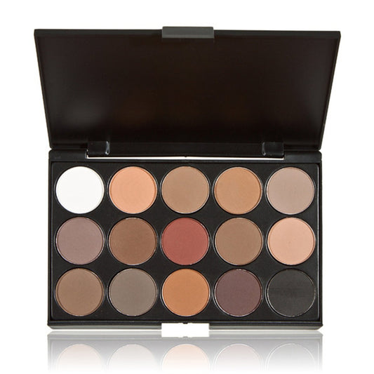 Pro 15 Colors Eyeshadow Makeup Palette Cosemetic Contouring Kit - Ideal for Professional and Daily Use