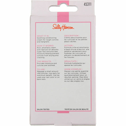 Sally Hansen Cuticle Massage Cream 0.4 Ounce (12ml) (6 Pack)