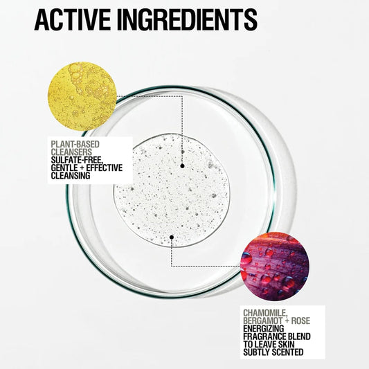 Grown Alchemist Energize Body Cleanser, Chamomile, Bergamot & Rose Body Cleanser. Gentle Body Wash that Hydrates and Cleanses Skin (300 ml).