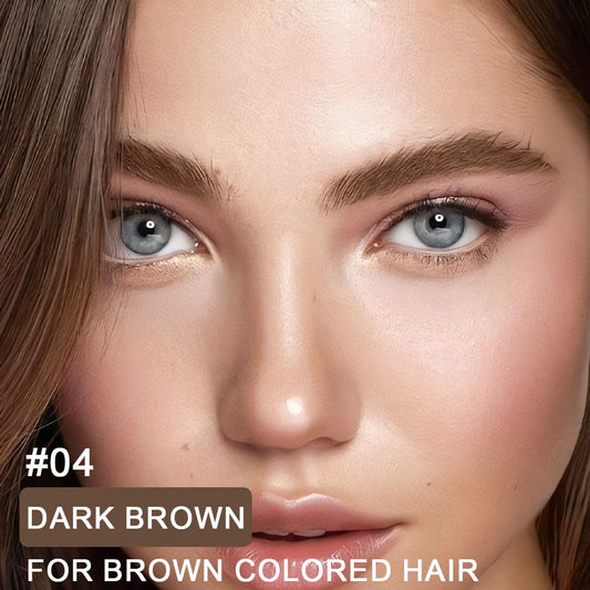 Kaely 2Pcs Eyebrow Gel Waterproof,Longwear Tinted Eye Brow Mascara,Eyebrow Color Makeup kit,maquillaje gel para cejas a prueba de agua,Long Lasting Eyebrows Vegan cosmetics,04 Dark Brown