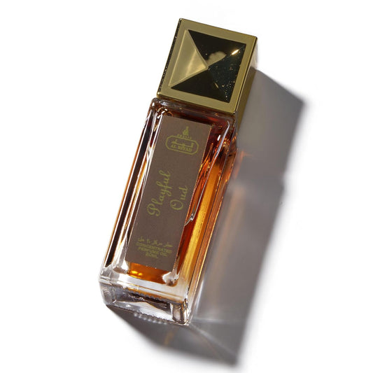 Maison d’Orient Playful Oud Oriental Woody Perfume Oil Roll‑On 20 mL — Alcohol‑Free, Vegan, Long‑Lasting Unisex Attar; Perfect Honeymoon & Travel Toiletry, Purse‑Safe Mini Fragrance