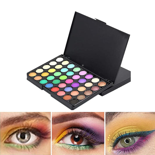 Eyeshadow Palette 40 Color Makeup Palettes Matte Eyeshadow Waterproof Makeup Mixer Palette Make-up For Women Beauty (Type A)