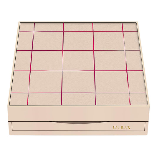 Pupa Milano Pupart M Makeup Palette, 001 Nude, 0.6 oz - Makeup Kit - Blush - Concealer - Highlighter - Eyeshadow - Lip Gloss - Lip Cream - Face Makeup