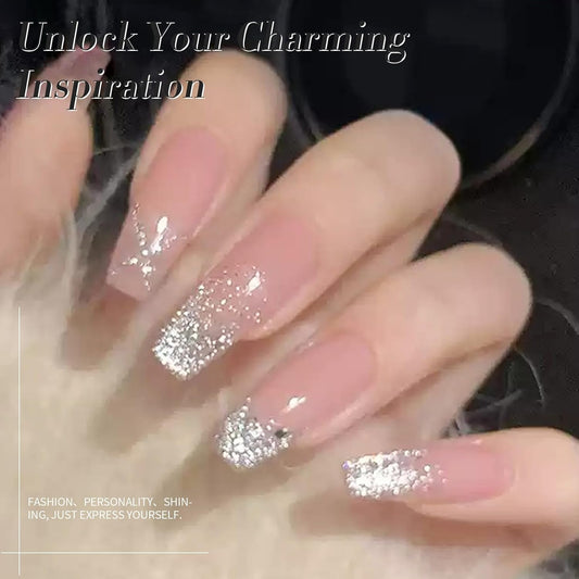 Born Pretty Cat Magnetic Eye Gel Nail Polish, Silver Platinum Cat Magnetic Gel, Sparkle Glitter Magnetic Soak Off U v Nail Gel Diy Art Manicure Nail Salon Varnish 15ML