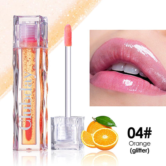 Color Changing Lip Oil, Magic Warm Change Moisturizing Lip Balm, Fruit Flavoured No-Sticky Plumping Lip Oil Long Lasting Hydrating High Shine Lip Care 0.16oz/4.5ml (2Pcs Set)-04