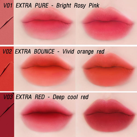 BBIA Last Velvet Tint - Soft & Creamy Matte Finish Lip Stain, Blur Effect with Velvety Texture, Long-Lasting, High Pigment, Lightweight, Non-Drying, Vegan, Korean Lip Makeup (V04 EXTRA MOOD)