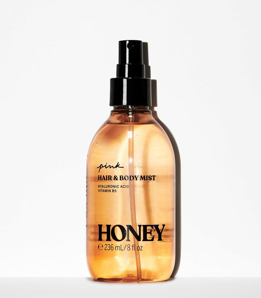 Victoria's Secret PINK Honey Hair & Body Mist, Perfume Spray for Women (8 oz)