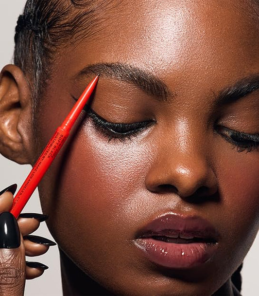 MAKE Beauty Nano Brow, Micro Eyebrow Pencil. Long-Lasting Smudgeproof Eye Brow Makeup for Hairlike Lines. Precision Liner for Natural-Looking Eyebrows - Shade, Soft Black