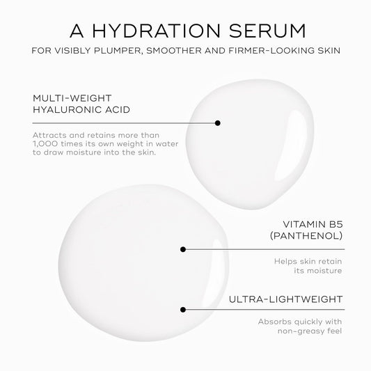 Medik8 Hydr8 B5 - Intense Hydrating with Vitamin B5 - Hyaluronic Acid Serum for Face - Plumping and Moisturizing Face Serum - Gluten Free - 1.0 oz