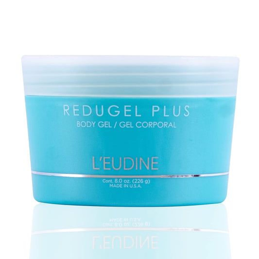 L’EUDINE Redugel Plus Skin Tightening Cream – Pack of 3 – 8oz Anti Cellulite Cream with Mint Oil, Field Horsetail, Marine Algae, Maca Extract – Powerful Non-Greasy Formula – Firming and Toned Skin