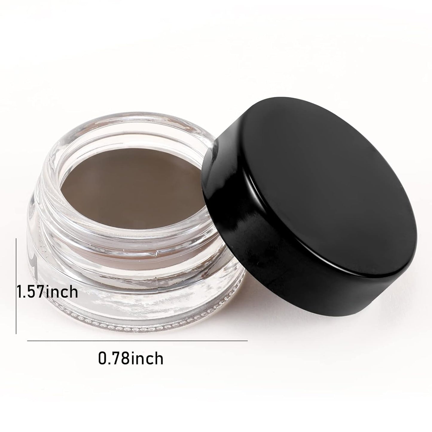 Boobeen Eyebrow Pomade Cream, Waterproof Brow Pomade Gel High Pigmented Long-lasting for Natural Eyebrow Makeup, Suitable for Everyone