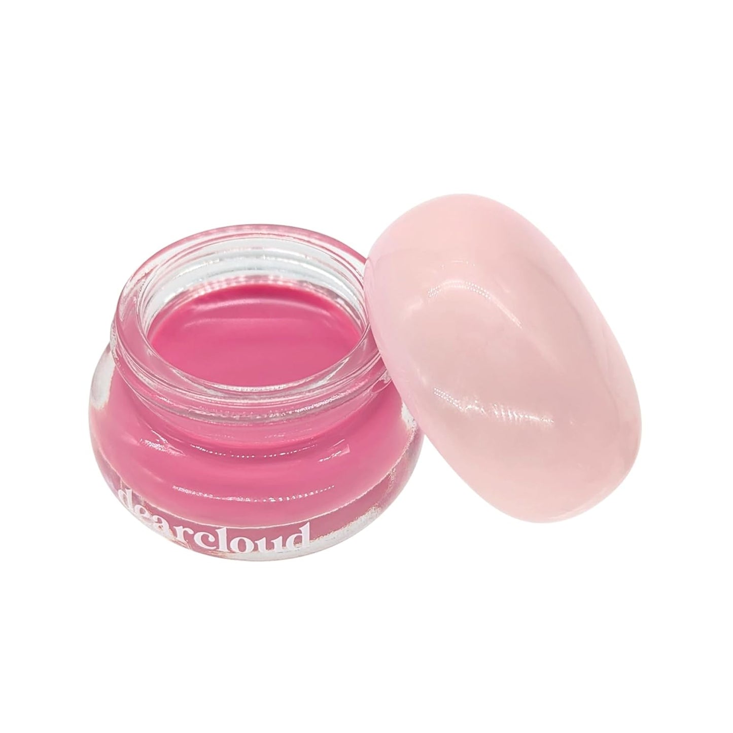 dearcloud Dewy Lip Jam – Hydrating Lip Balm & Gloss with Vitamin E, Korean Skincare (Strawberry)