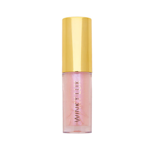 Winky Lux Birthday Cake Barely There Sheer Tinted Lip Oil – Hydrating, Shimmery Gloss, Non-Sticky, Long-Lasting Balm with Jojoba Oil & Vanilla Scent