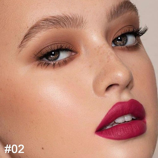 evpct 1Pcs Plum Red Matte Lip Liner & Lipstick Set Kit for Women - Long Lasting, Waterproof, 24 Hour Lipstick & Lip Liners Combo