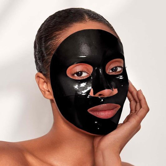 111SKIN Celestial Black Diamond Lifting and Firming Treatment Mask - Anti-Aging - Tone, Tighten, Retexturize Complexion - Fragrance Free - Set of 5 (2.5 oz each) - Face Mask
