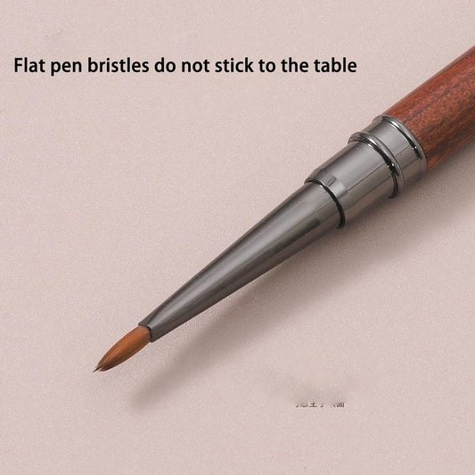 Nail Brush for Drawing Petals and Butterflies, Watercolor Paint Brushes for Oil Painting, Acrylic Paint Brushes(1 PACK) (Tan)