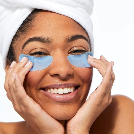 Pacifica Beauty, Eye Bright Vitamin C Spot Serum Mask, Under Eye Patches, Brightening, Moisturizing, Plumping for all Skin Types, Plant-Based, Vegan + Cruelty Free, Blue, 1 Count (Pack of 2)