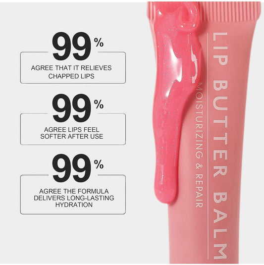 Tinted Lip Butter Balm 4 Pcs Moisturizing Natural Lip Balm Contains Shea Butter Hydrating Lip Balm Lip Care For Dry Lips