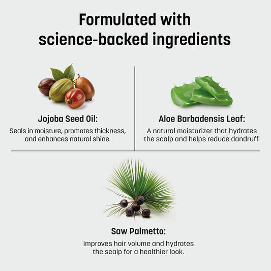 Blu Atlas Men's Natural Shampoo – Organic, Sulfate-Free, Paraben-Free – Deep Cleansing & Hydrating – Coconut Apricot Scent – Made in America – 8 oz