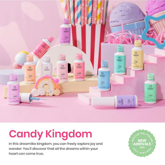 Beetles Pastel Gel Liner Nail Polish Set, 12 Colors Spring Sheer Pink Nude Blue Purple White Yellow Orange French Line Swirl Nail Art Gel Polish Soak Off Uv Lamp Manicure Gifts for Women