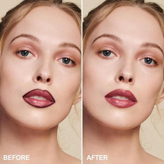 Lip Liner - Lip Stain Peel Off Moisturizing Long-Lasting & Waterproof Transfer Proof & Plumping, Non-Stick Cup Lip Liner Stain Tint For All Skin Types (Cocoa, 1 PCS)