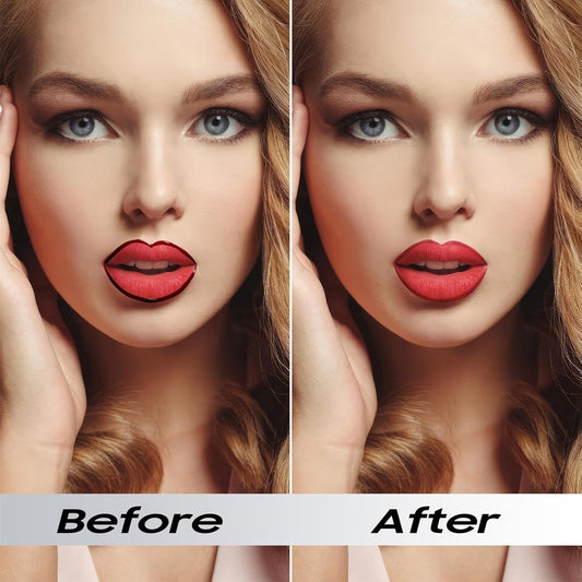 Lip Liner Stain Peel off - Waterproof & Long Lasting Peel Lip Stain Non-Stick Cup, Enhancing Complexion & Nourishing for All Skin Types, Create A Natural Lip Color (Coral, 1 Count)